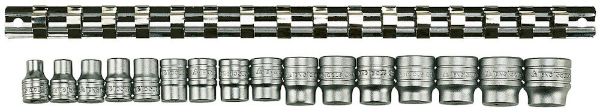 Picture of Teng Tools 3/8" Socket Clip Rail Set 6 pt 16 Pieces - M3816