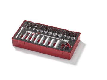 Picture of Teng Tools 1/4" Socket & Bits Set FOAM1 87 Pieces - TEA1487