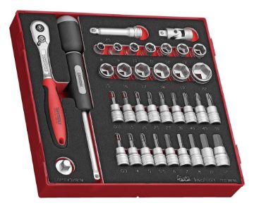 Picture of Teng Tools 3/8" Socket Set 6 pt FOAM2 36 Pieces - TED3836