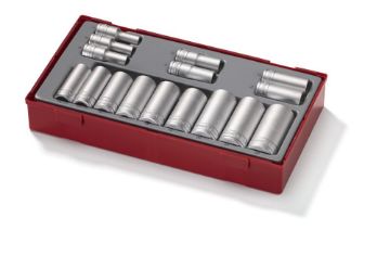 Picture of Teng Tools 3/8" Socket Set 12 pt TT1 16 Pieces - TT381612