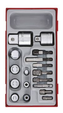 Picture of Teng Tools Socket Adaptor Set TT1 17 Pieces - TTADP17