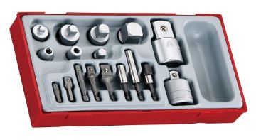 Picture of Teng Tools Socket Adaptor Set TT1 17 Pieces - TTADP17