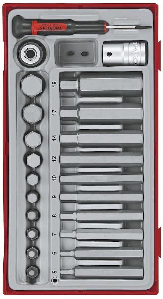 Picture of Teng Tools 1/2" Hex Bit Socket Set TT1 23 Pieces - TTHEX23