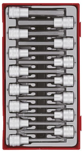 Picture of Teng Tools 1/2" Long Hex & TX Bit Socket Set TT1 15 Pieces - TTTXH15