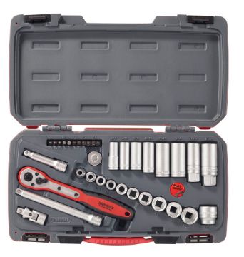 Picture of Teng Tools MECCA PRO 3/8" Socket Set 6 pt AF 35 Pieces - T3835AF
