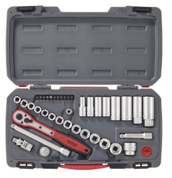 Picture of Teng Tools MECCA PRO 3/8" Socket Set 6 pt 39 Pieces - T3839