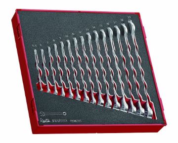 Picture of Teng Tools Combination Spanner Set FOAM2 15 Pieces - TED6515