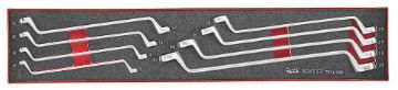 Picture of Teng Tools Double Ring Spanner Set FOAMX4 8 Pieces - TEX6308
