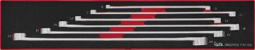 Picture of Teng Tools Long Double Ring Spanner Set FOAMX4 6 Pieces - TEXFLS06