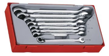 Picture of Teng Tools Ratcheting Combination Spanner Set R TT1 8 Pieces - TT6508R