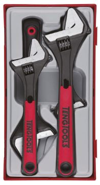 Picture of Teng Tools Adjustable Wrench Set TT1 4 Pieces - TTADJ04