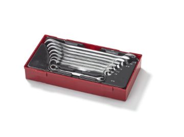 Picture of Teng Tools Ratcheting Combination Spanner Set R AF TT1 8 Pieces - TT6508RAF