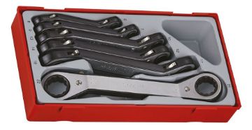 Picture of Teng Tools Ratcheting Ring Spanner Set TT1 6 Pieces - TTRORS
