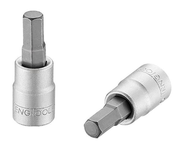 Picture of Teng Tools 1/4" square drive 5.5 mm Cr-V & S2 hex bit socket - M1415055-C