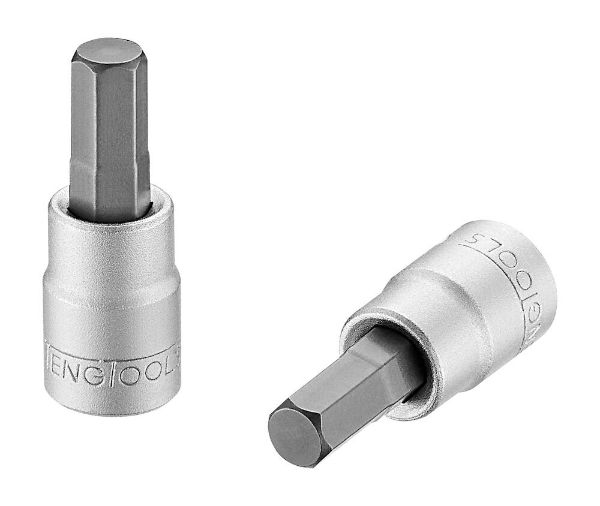 Picture of Teng Tools 1/4" square drive 6 mm Cr-V & S2 hex bit socket - M141506-C