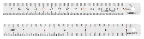 Picture of Teng Tools Steel Rule mm/AF 150mm - STMMI150