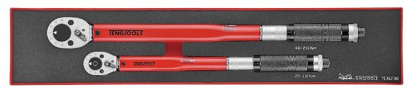Picture of Teng Tools 3/8" & 1/2" Torque Wrench Set FOAMX4 2 Pieces - TEX1238
