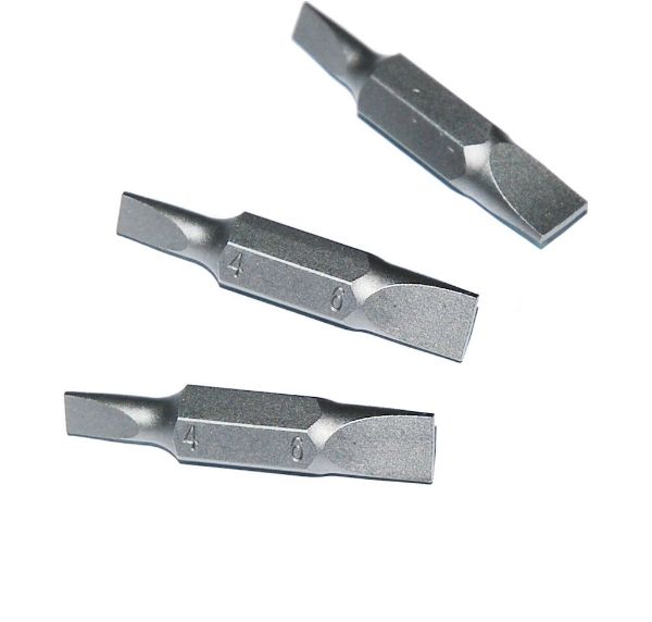 Picture of Teng Tools 1/4" Double Ended Flat Bits 4mm x 6mm ×5 - FTF32406005