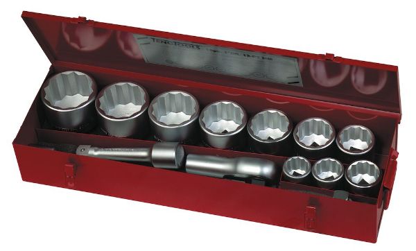 Picture of Teng Tools 1" Socket Set 12 pt 15 Pieces - M1115MM