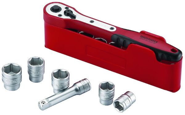 Picture of Teng Tools 1/4" Socket Set 6 pt 13 Pieces - M1413N1
