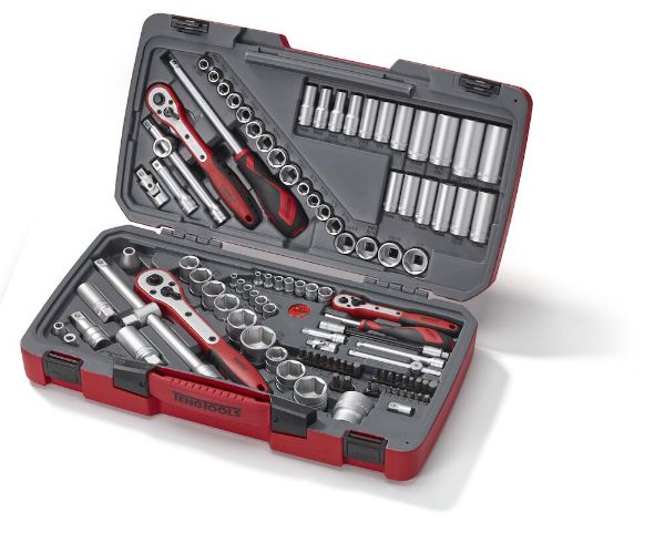 Picture of Teng Tools MECCA PRO 1/4", 3/8" & 1/2" Socket Set mm/AF 111 Pieces - TM111