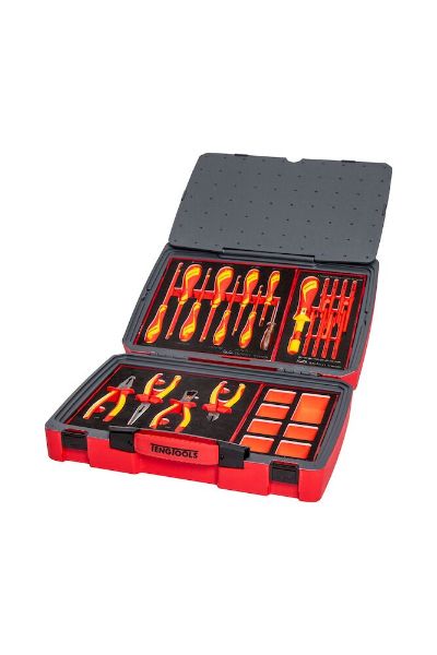 Picture of Teng Tools MECCA PRO TC-6T FOAM Electrician Tool Kit 29 Pieces - TC-6TE02