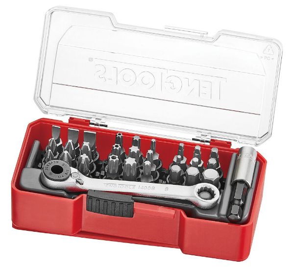 Picture of Teng Tools Bit Set With Belt Clip Mixed 29 Pieces - TJ1429