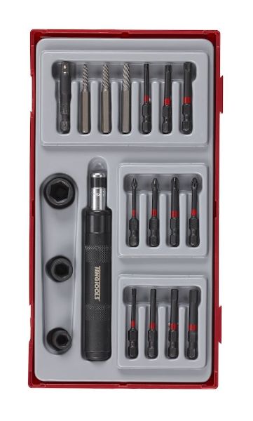 Picture of Teng Tools 1/4" Impact Driver Set TT1 19 Pieces - TTID19