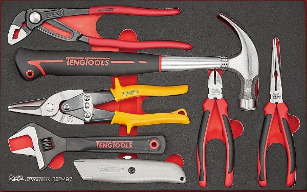 Picture of Teng Tools General Tool Set FOAM3 7 Pieces - TEFMB7