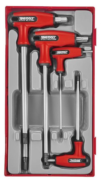 Picture of Teng Tools T-Handle Hex Key Set TT1 7 Pieces - TTHEX7S