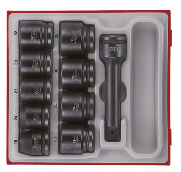 Picture of Teng Tools 3/4 Impact Socket Set DIN TT2 16 Pieces - TTD9416