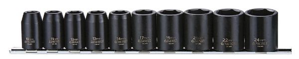 Picture of Teng Tools 1/2" Impact Socket Clip Rail Set ANSI 10 Pieces - 9121