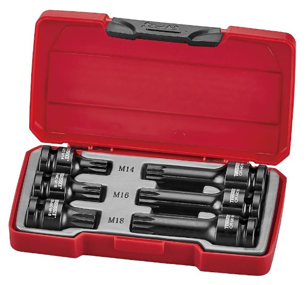 Picture of Teng Tools 1/2" XZN/Triple Square Impact Socket Set DIN 6 Pieces - T9206