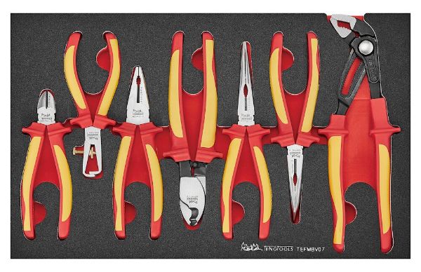 Picture of Teng Tools Insulated Plier Set FOAM3 7 pieces - TEFMBV07
