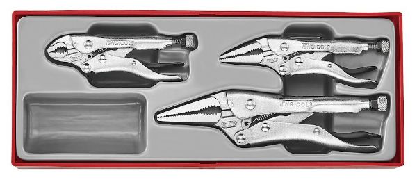 Picture of Teng Tools Power Grip Plier Set TTX2 3 Pieces - TTZVG03