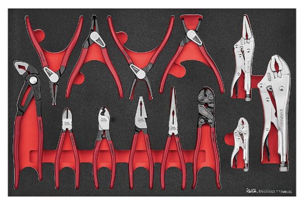 Picture of Teng Tools Plier Set Q FOAM4X4 13 Pieces - TTEMB13Q
