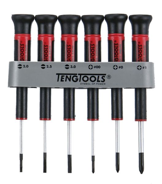Picture of Teng Tools Mini Screwdriver Set Flat & PH 6 Pieces - MDM706
