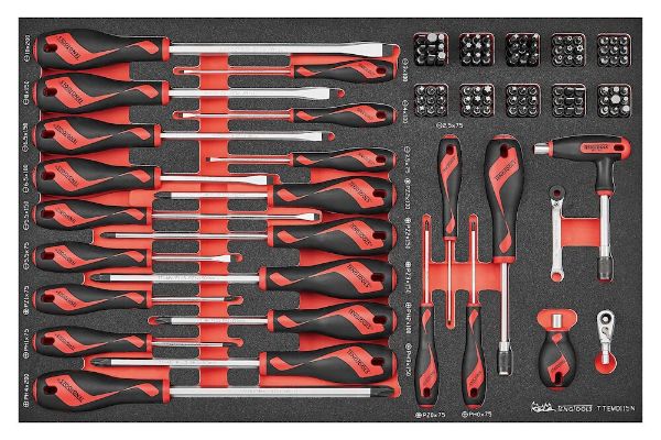 Picture of Teng Tools Mixed driver and bits set FOAM4X4 115 pieces - TTEMD115N