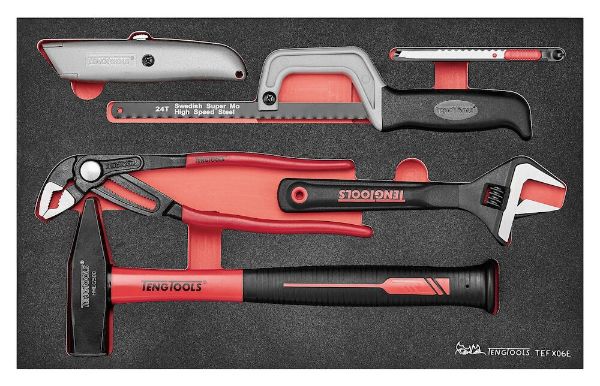 Picture of Teng Tools General Tool Set E FOAM3 6 Pieces - TEFX06E