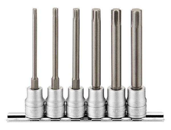 Picture of Teng Tools 3/8" Long Ribe® Bit Socket Clip Rail Set 6 Pieces - M3806