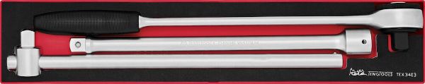 Picture of Teng Tools 3/4" Ratchet & Accessories Set FOAMX4 3 Pieces - TEX3403