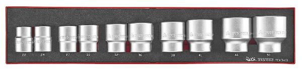 Picture of Teng Tools 3/4" Socket Set 6 pt FOAMX4 10 Pieces - TEX3410