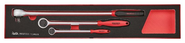 Picture of Teng Tools Long Arm Ratchet Set FOAMX4 3 pieces - TEXRL03