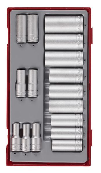 Picture of Teng Tools 3/8" Socket Set 12 pt TT1 16 Pieces - TT381612