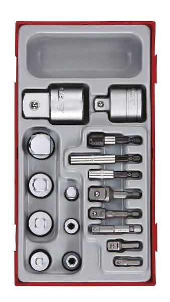 Picture of Teng Tools Socket Adaptor Set TT1 17 Pieces - TTADP17