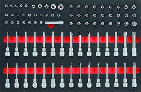 Picture of Teng Tools 1/4", 3/8" & 1/2" Socket Set FOAM4X4 85 Pieces - TTESK85