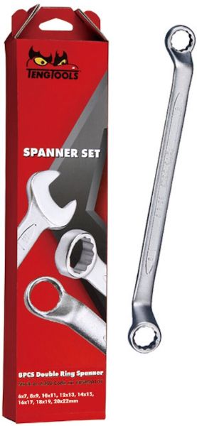 Picture of Teng Tools Double Ring Spanner Set 11 Pieces - 6311