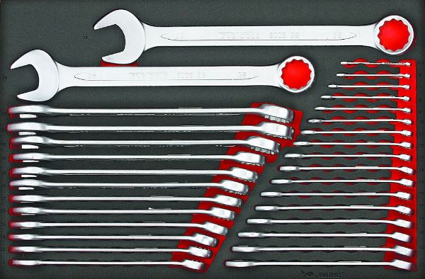 Picture of Teng Tools Combination Spanner Set FOAM4X4 31 Pieces - TTESP31