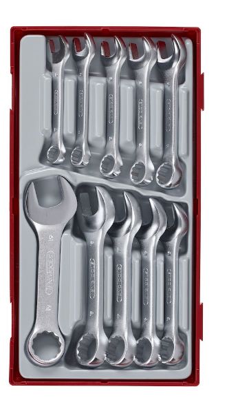 Picture of Teng Tools Stubby Combination Spanner Set TT1 10 Pieces - TT6010M