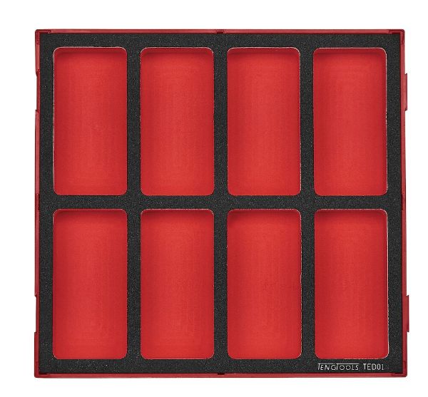 Picture of Teng Tools Storage Tray FOAM2 8 Compartments - TED01
